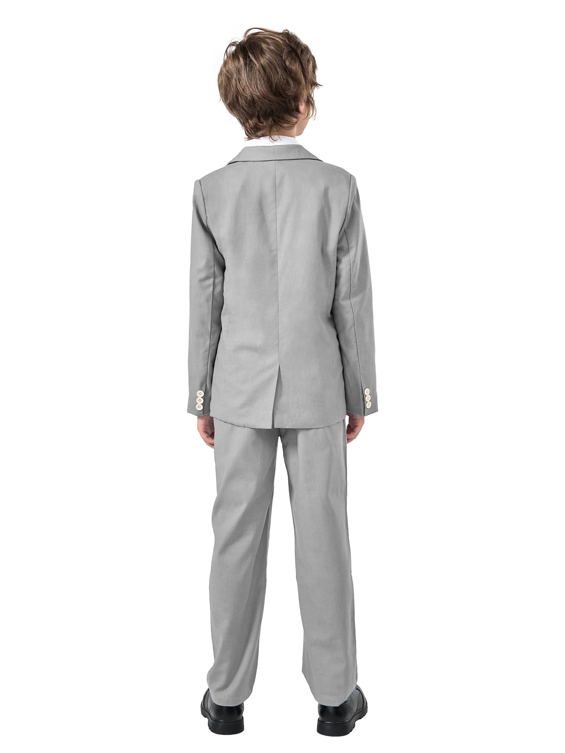 Boys Linen Suit Slim Fit Kids Lightweight Suit
