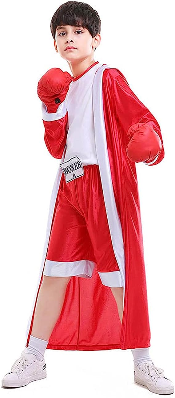 LOLANTA Kid's Classic Boxing Costume Boxer Role Play