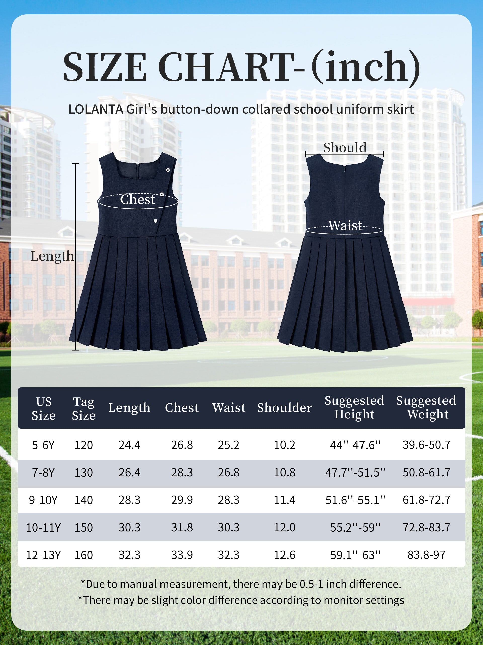Girls School Uniform Dresses