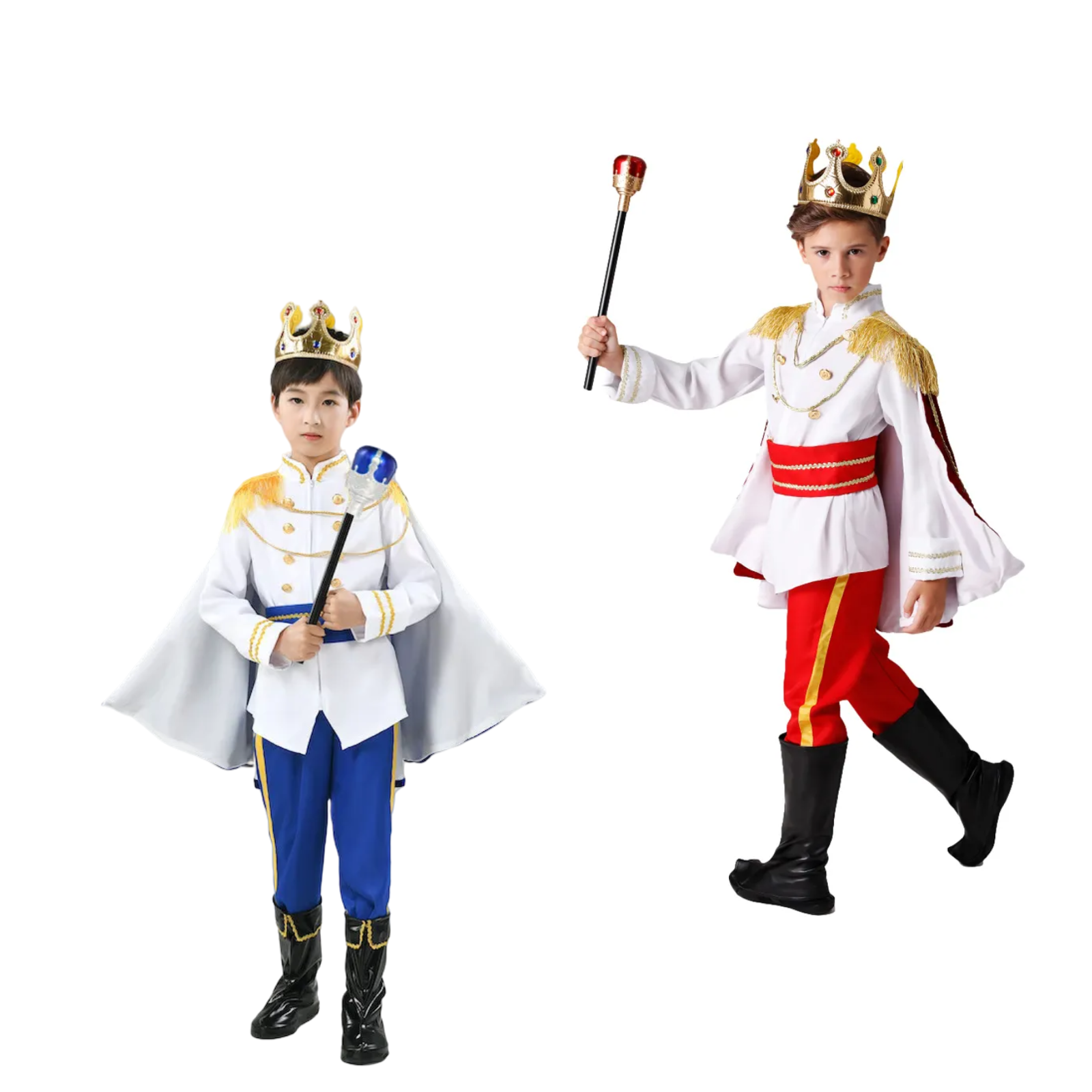 Boy's Prince Charming Costume Halloween Cosplay Fancy Outfit