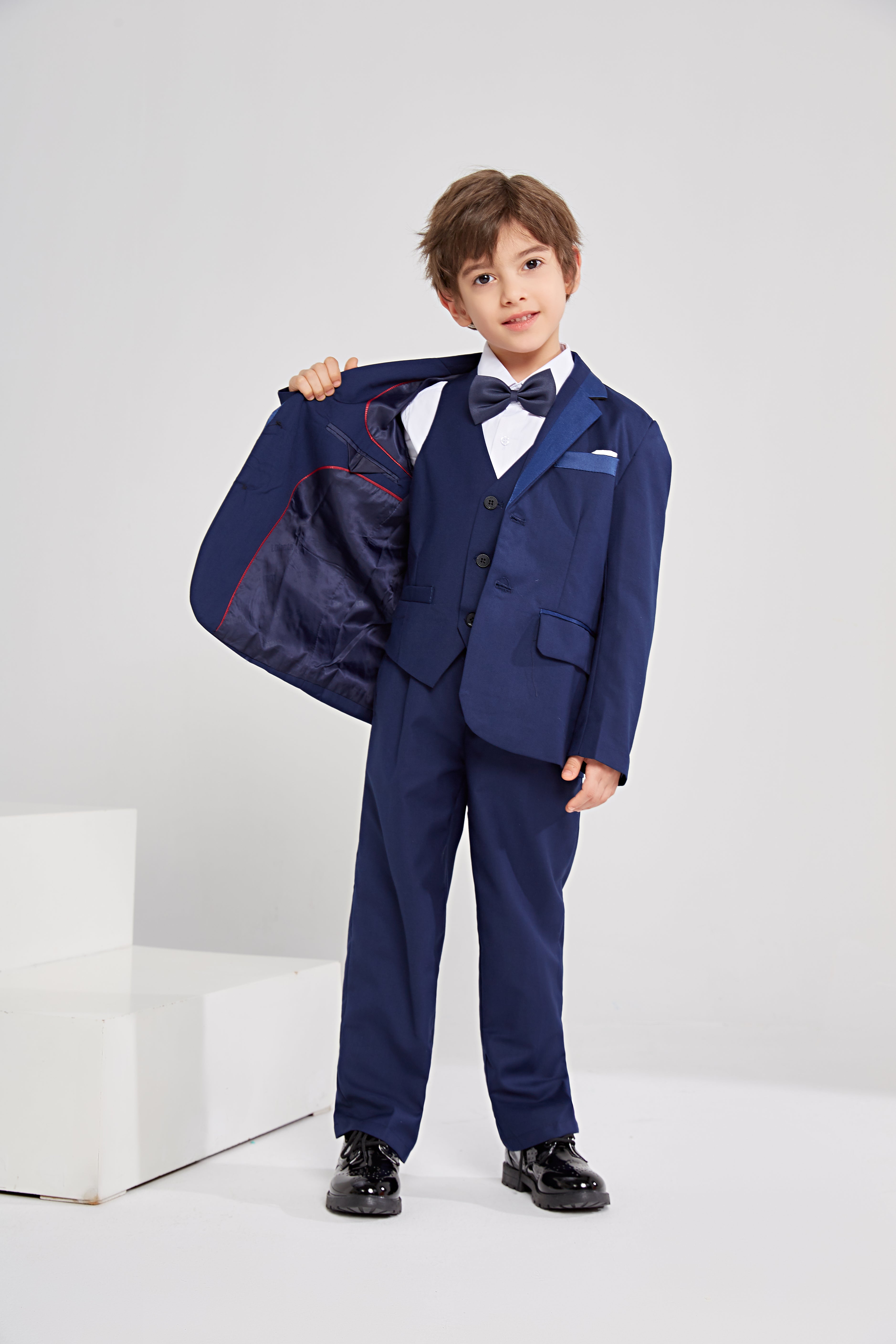 Boy's Business Performance Formal Suit Solid Color Party Wedding