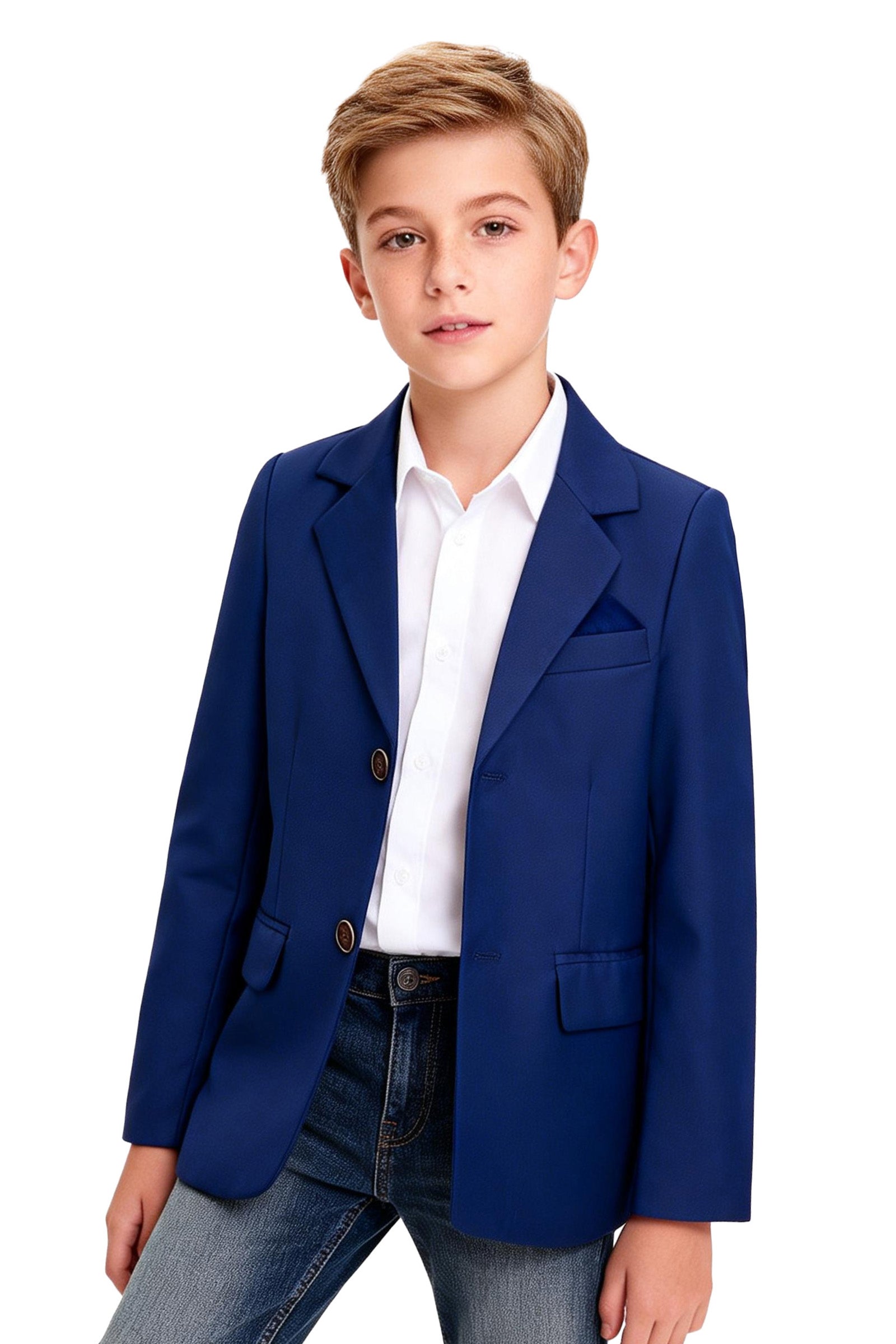 Boys Blazer Kids Suit Jacket Sport Coat