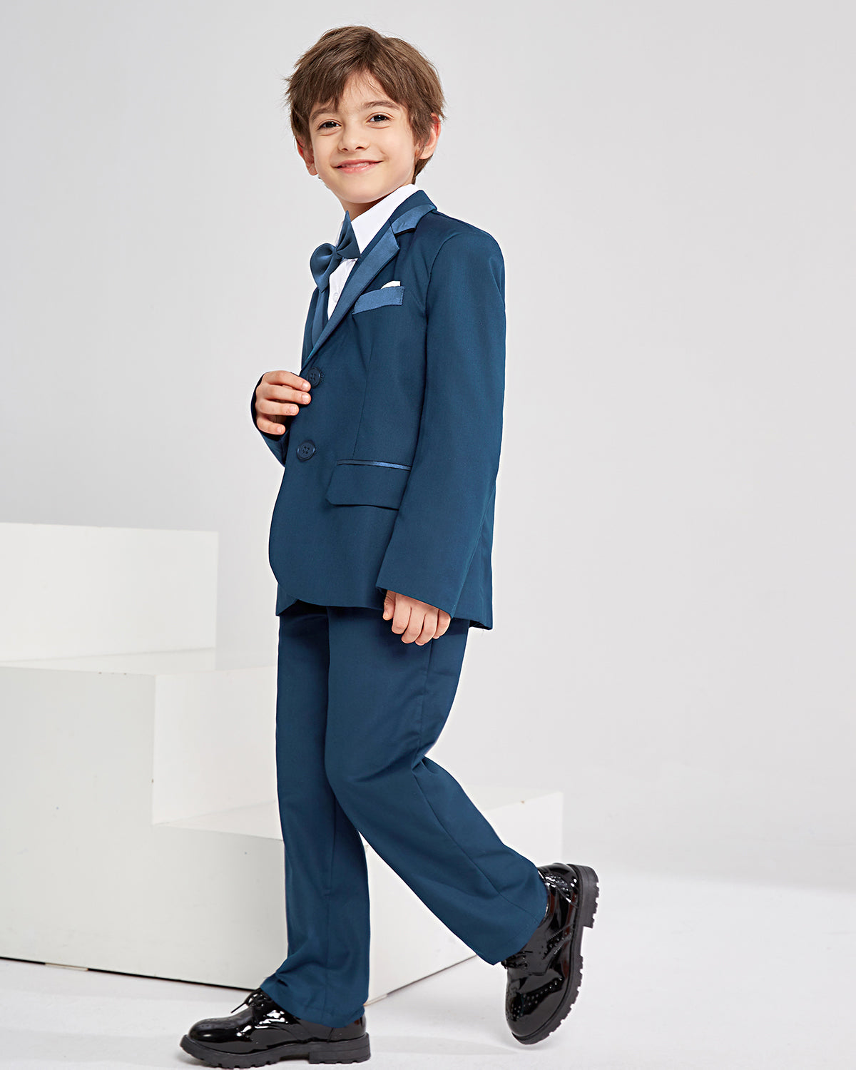 Boy's Business Performance Formal Suit Solid Color Party Wedding