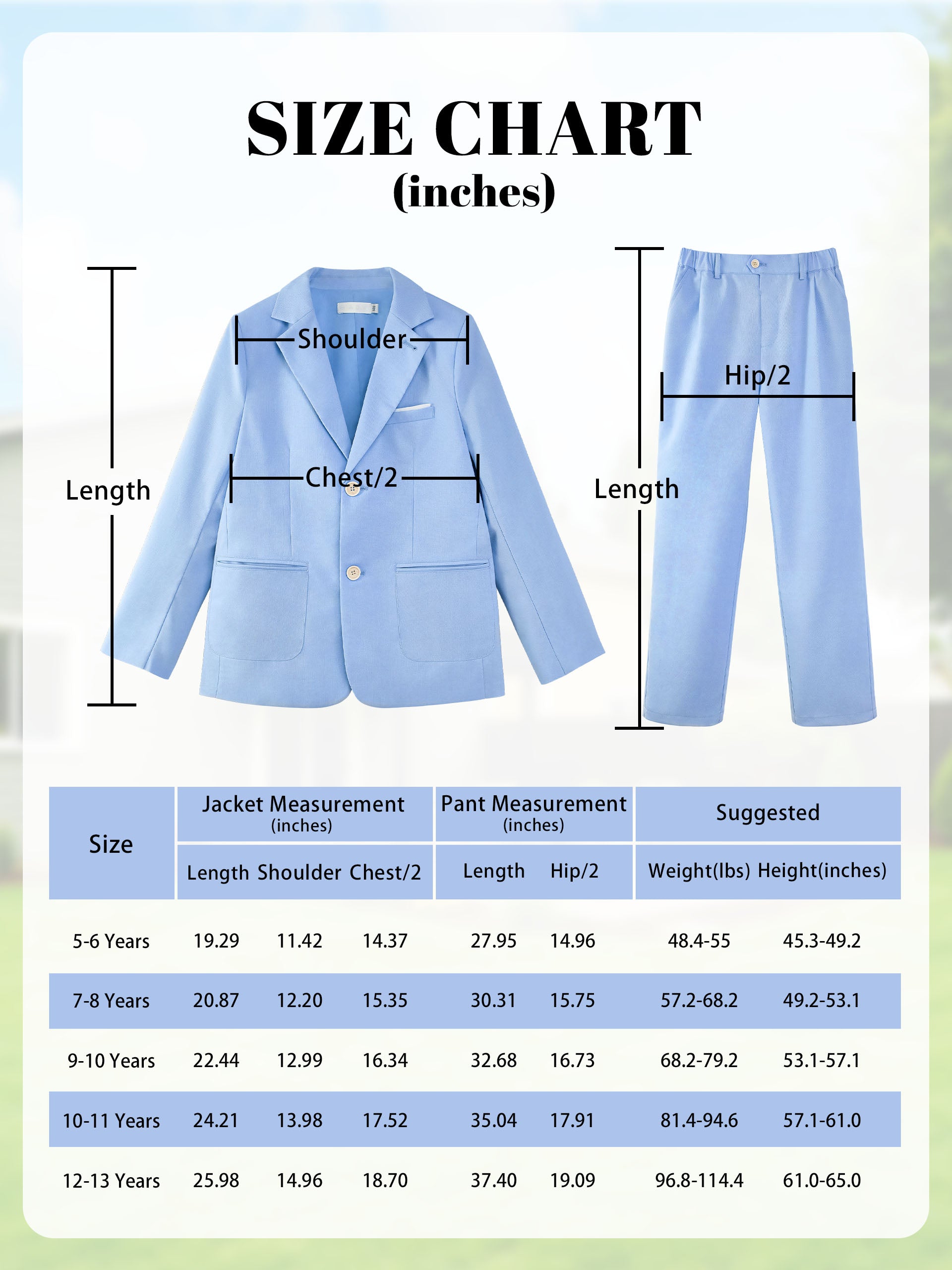 Boys Linen Suit Slim Fit Kids Lightweight Suit