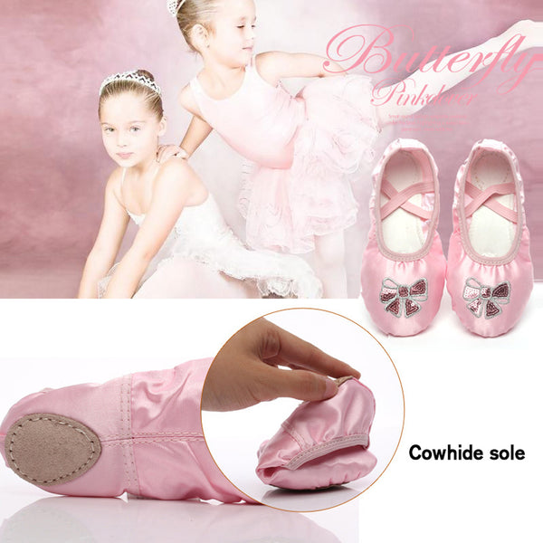 Lolanta Girl's Ballet Flat Shoes Dance Shoes