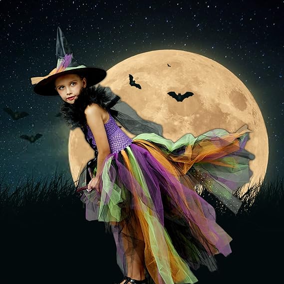 Halloween Witch Costume Party Dress Up Dress