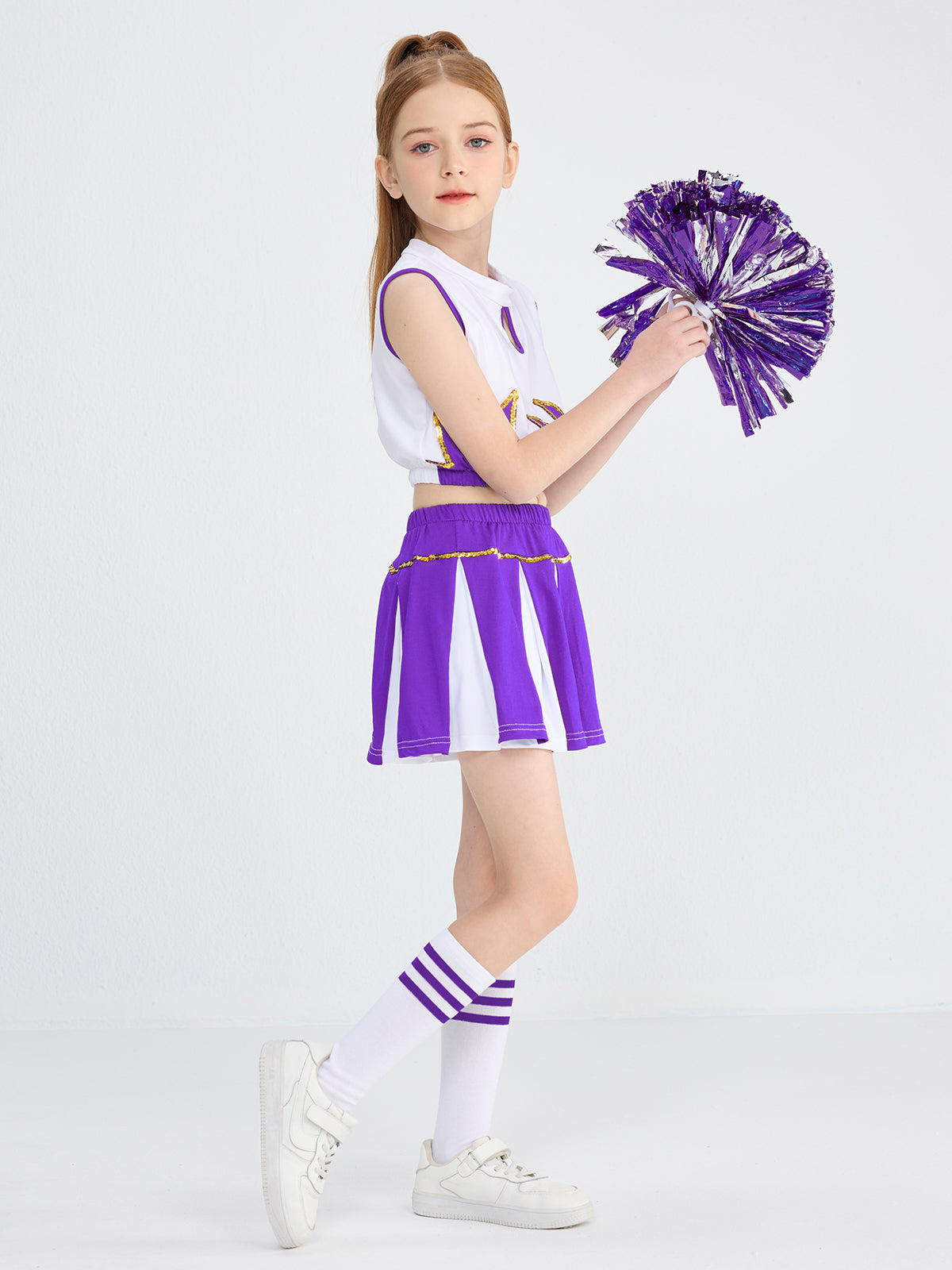 [VIP]Girl's Cheerleader Stage Performance Gym Outfit