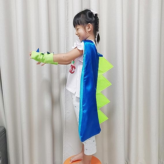 LOLANTA Kid's Dinosaur Cloak Costume Outfit