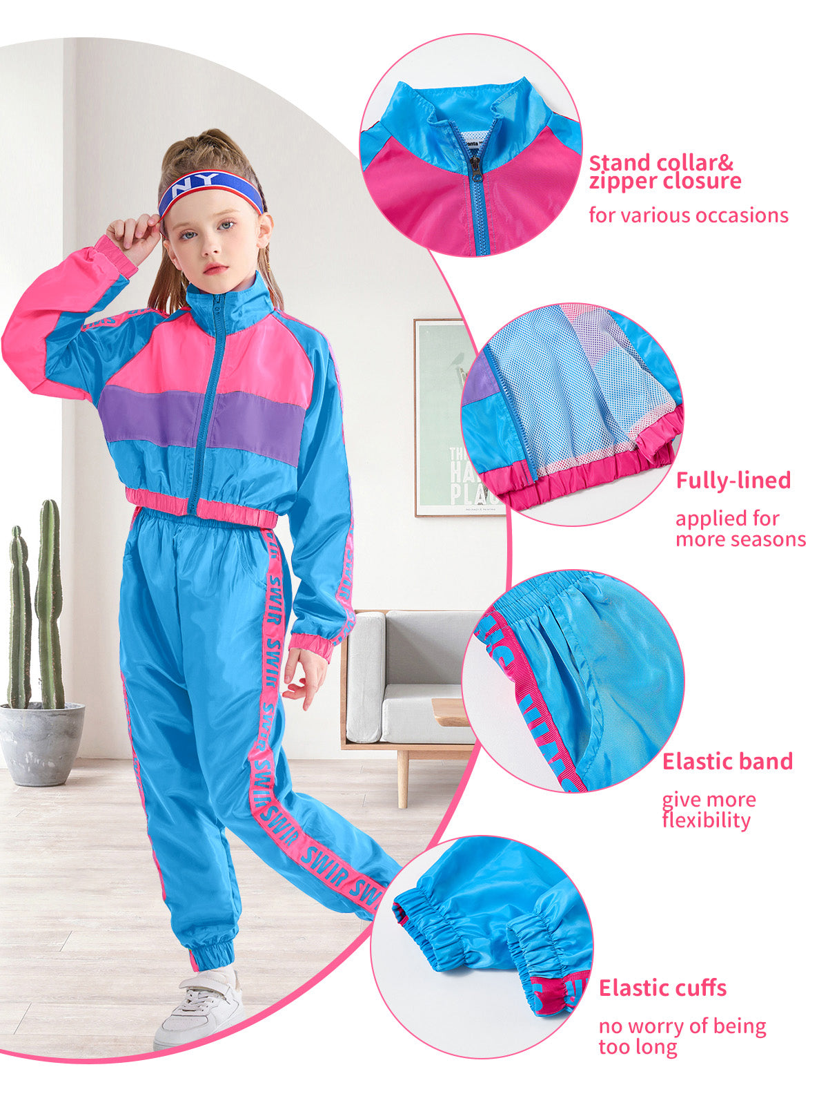 [VIP] Girl's Team Hip Hop Stage Performance Fashion Costume