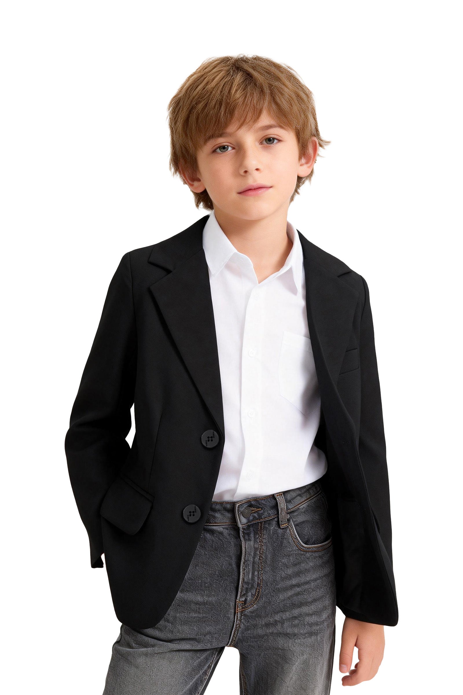 Boys Blazer Kids Suit Jacket Sport Coat