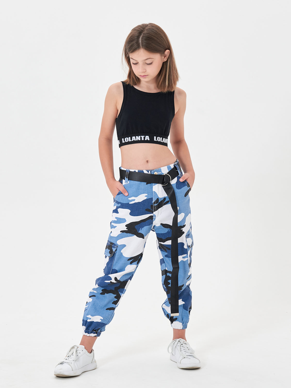 [VIP]Girls Hip Hop Street Dance Squad Camouflage suits