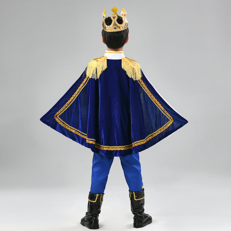 Boy's Prince Charming Costume Halloween Cosplay Fancy Outfit