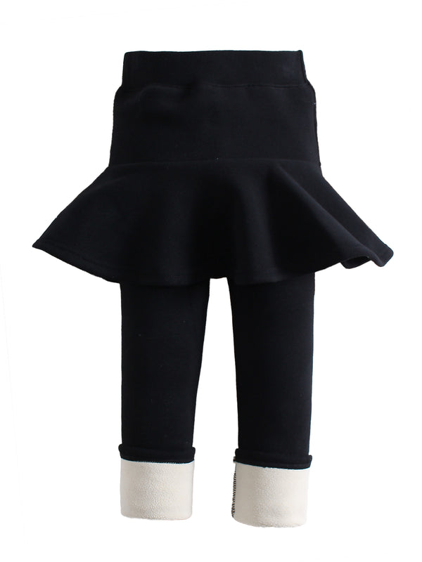 LOLANTA Little Girls Faux Leather Leggings Black Thick Fleece Lined Stretch  Pants (5-6X, Black) : : Clothing, Shoes & Accessories
