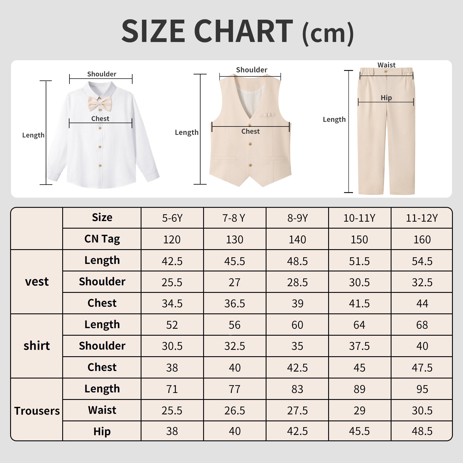 Boys Linen Suit Dress Clothes Kids Graduation Wedding Outfit