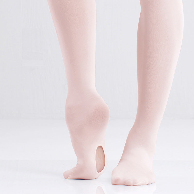 LOLANTA Girls' Breathable Perforated Seamless Dance Leggings
