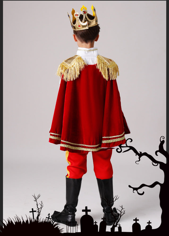 Boy's Prince Charming Costume Halloween Cosplay Fancy Outfit