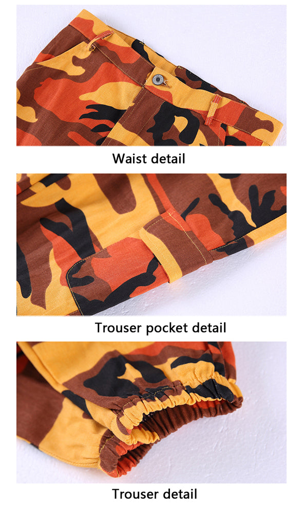 [VIP]Girls Hip Hop Street Dance Squad Camouflage suits