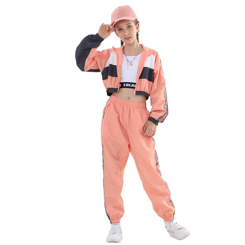 Hip Hop Dance Costumes for girls Jazz Dance Dress Children jazz performance  clothes boys and girls bright pieces children handsome hip hop dance clothes  student performance clothes