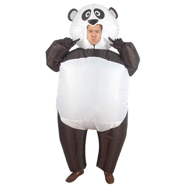 Adult Inflatable Panda Costume Animal Carnival Blow Up Halloween