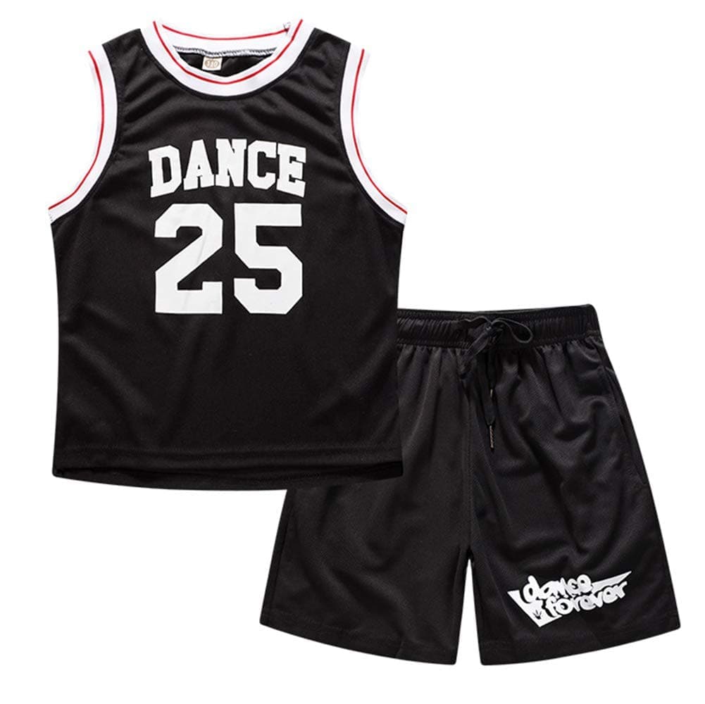 LOLANTA Boy's Hip Hop Street Dance Costume Basketball Competition Outfits[VIP]