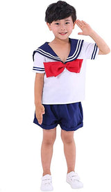 Unisex Girl's Boy's Sailor Navy Outfit Halloween Cosplay Outfit