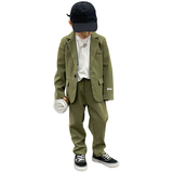 Boy's Blazer Pants Business Formal Outfit Party Ceremony