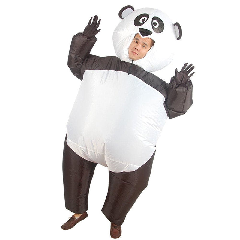 Adult Inflatable Panda Costume Animal Carnival Blow Up Halloween