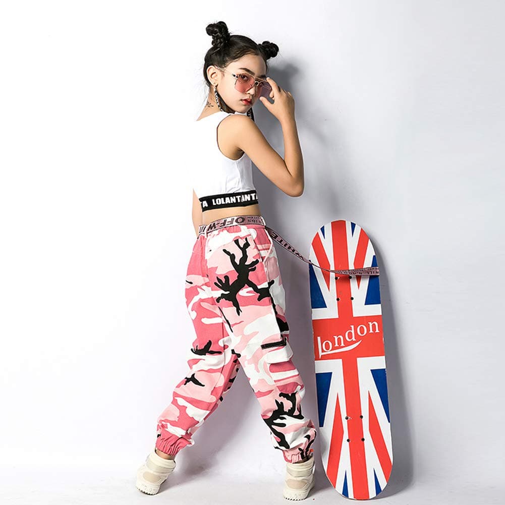 [VIP]Girls Hip Hop Street Dance Squad Camouflage suits