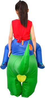 LOLANTA Inflatable Dinosaur Costume Toddler Halloween Blow Up Fancy Dress Up