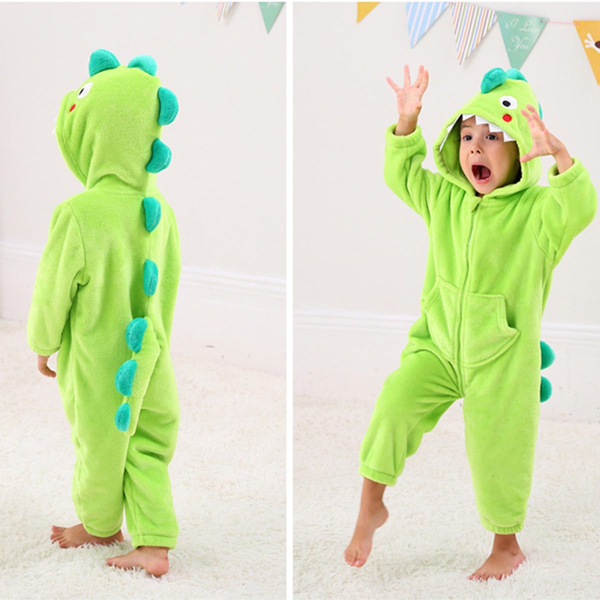 Unisex Boy's Girl's Onesie Jumpsuit Animal Pajamas