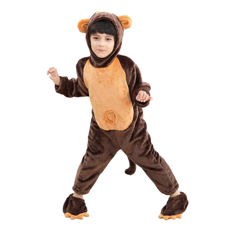 Kid's Toddler Monkey Animal Pajamas Onesie Soft Loungewear Halloween