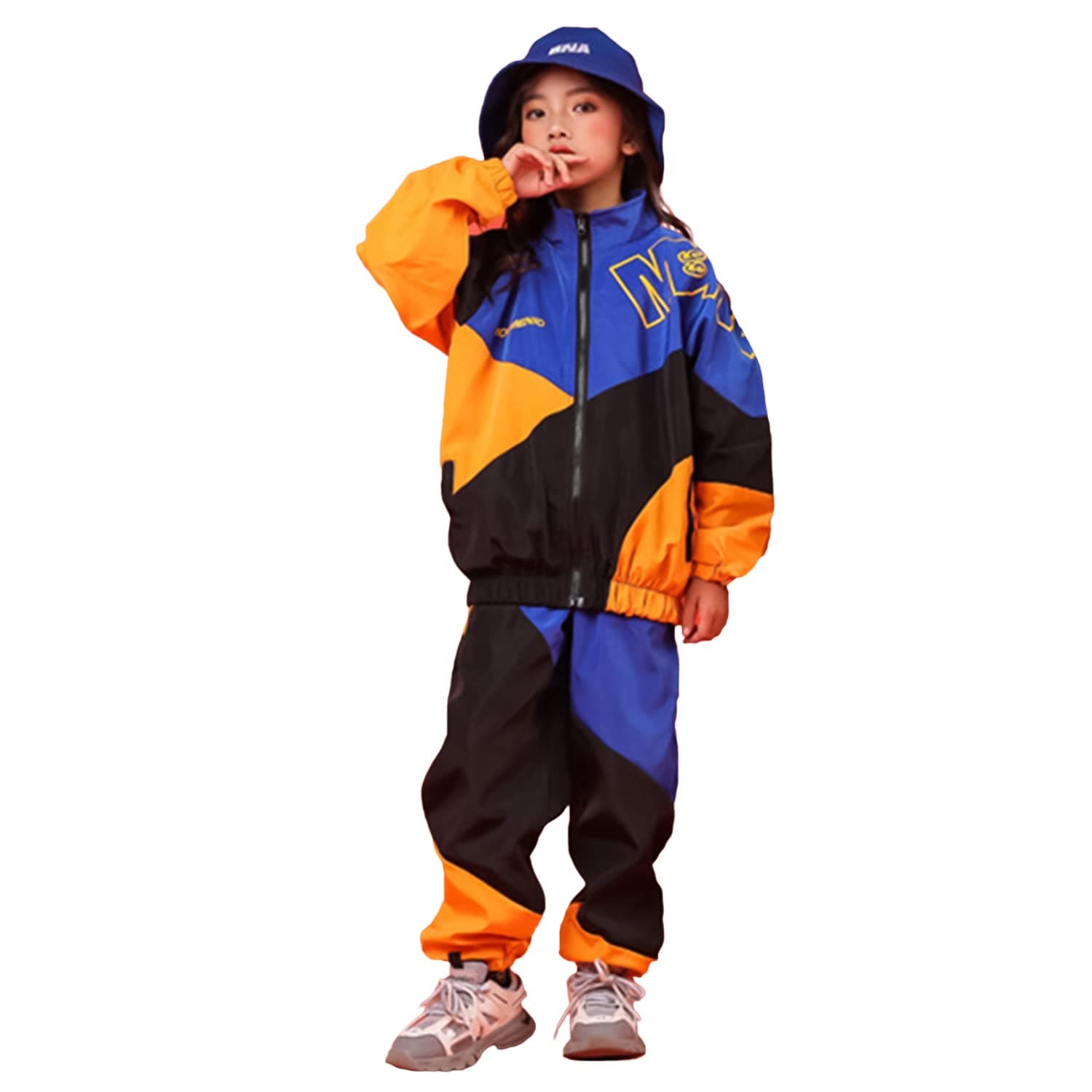 [VIP]Unisex Kid's Jacket Cargo Pants Sports Stage Fashion Dance