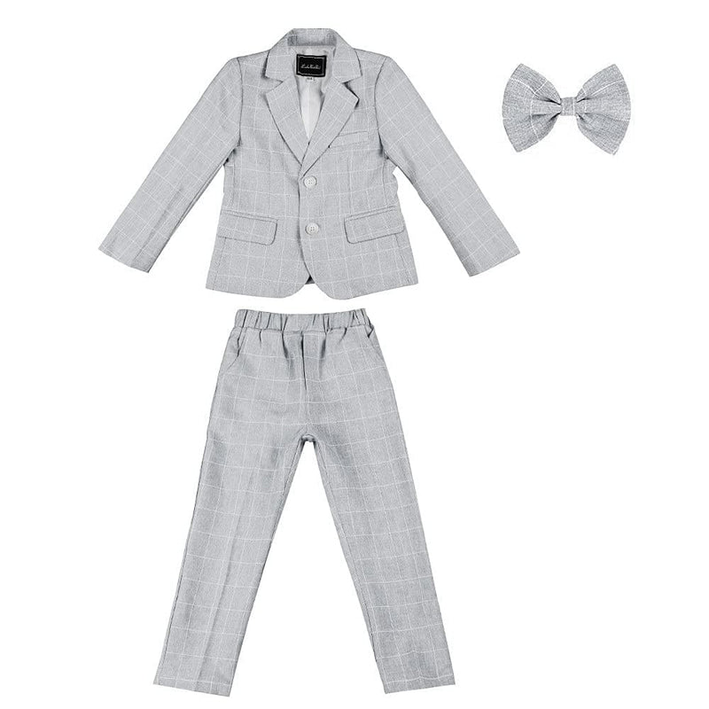 Printed Pajamas Set Grey Night Suit foe Ladies – Stilento